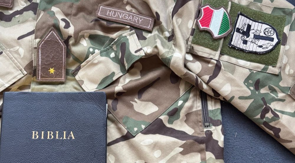 Vasárnapi istentisztelet a Kiképzőbázison