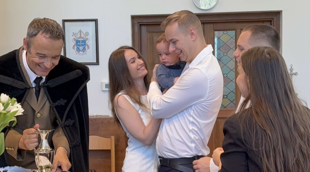 Katonagyermekek keresztelője